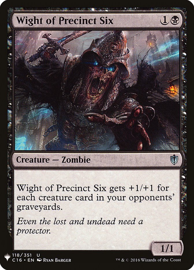 Wight of Precinct Six [Mystery Booster] | Empire Gaming NC