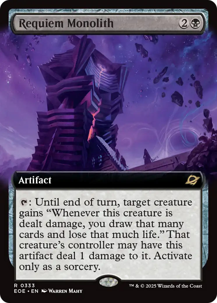 Requiem Monolith (Extended Art) [Edge of Eternities] | Empire Gaming NC