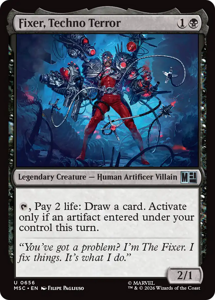 Fixer, Techno Terror [Marvel Super Heroes Commander] | Empire Gaming NC