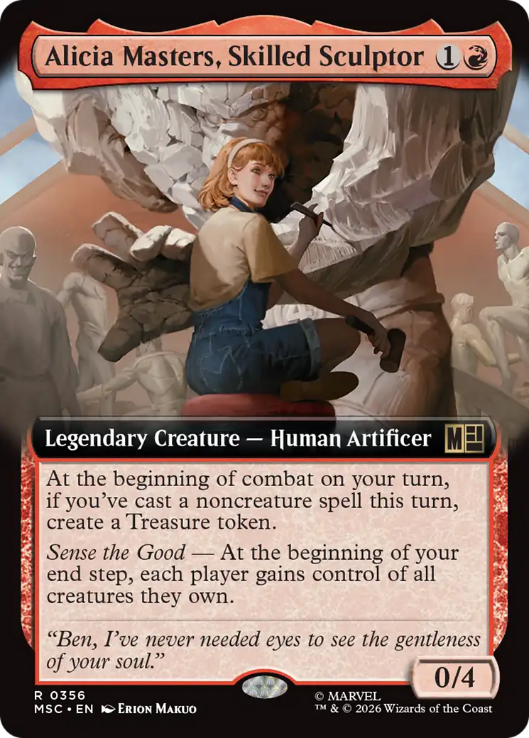 Alicia Masters, Skilled Sculptor (Extended Art) [Marvel Super Heroes Commander] | Empire Gaming NC