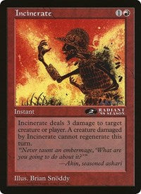 Incinerate (Oversized) [Oversize Cards] | Empire Gaming NC