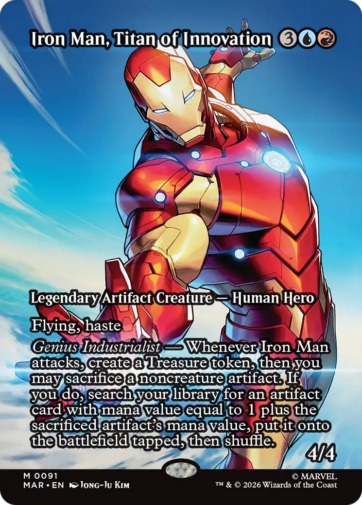 Iron Man, Titan of Innovation (Borderless) [Marvel Universe: Eternal-Legal] | Empire Gaming NC