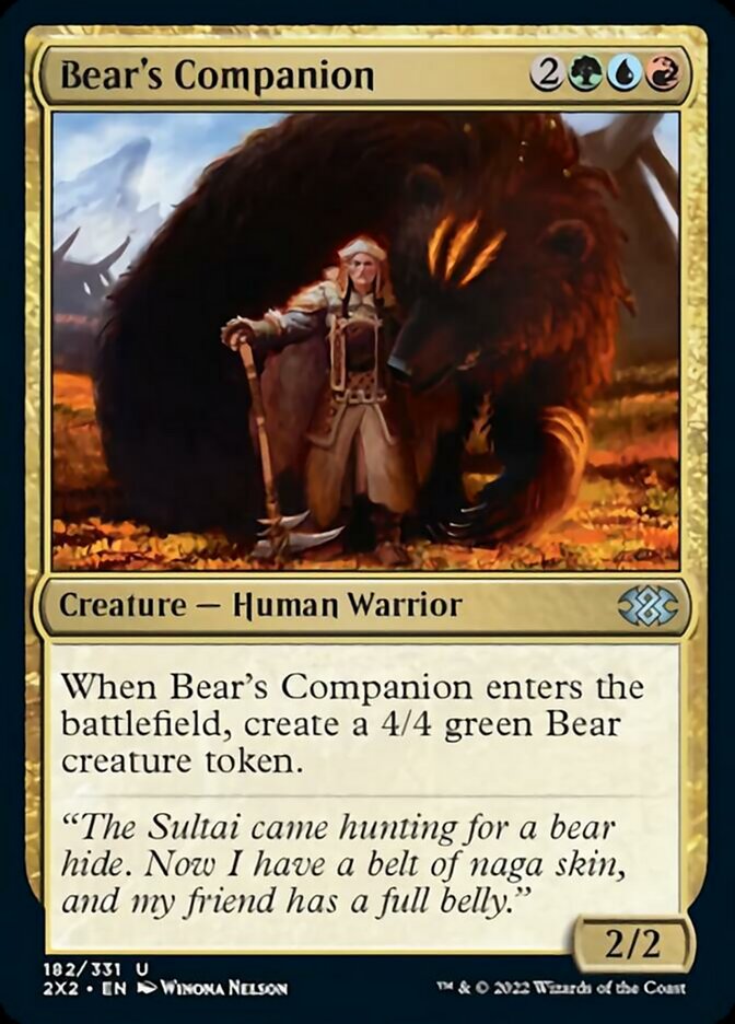 Bear's Companion [Double Masters 2022] | Empire Gaming NC