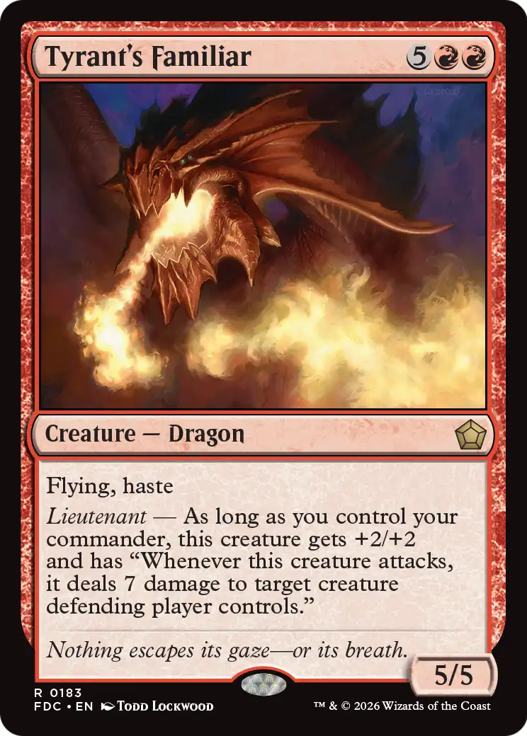 Tyrant's Familiar [Foundations Commander] | Empire Gaming NC