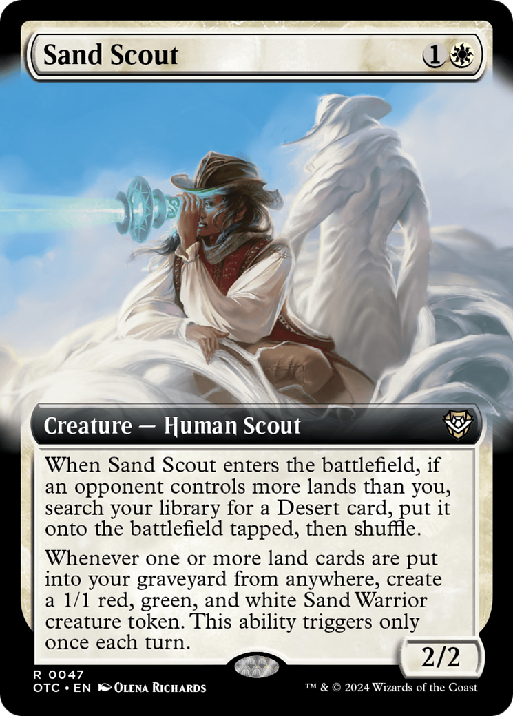 Sand Scout (Extended Art) [Outlaws of Thunder Junction Commander] | Empire Gaming NC