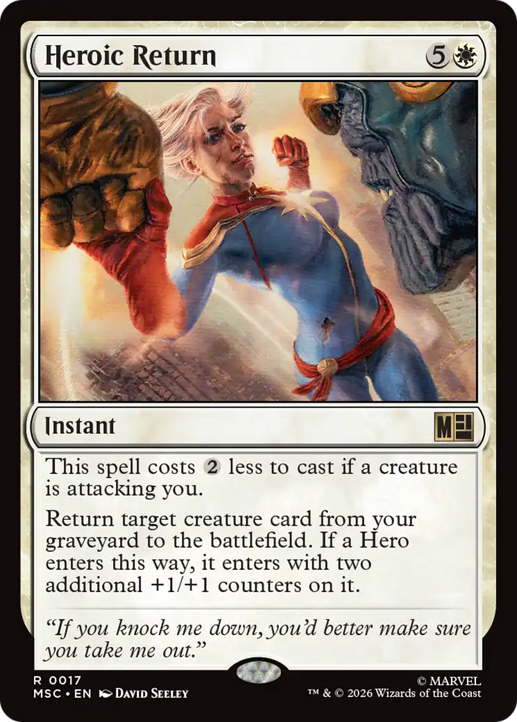 Heroic Return [Marvel Super Heroes Commander] | Empire Gaming NC