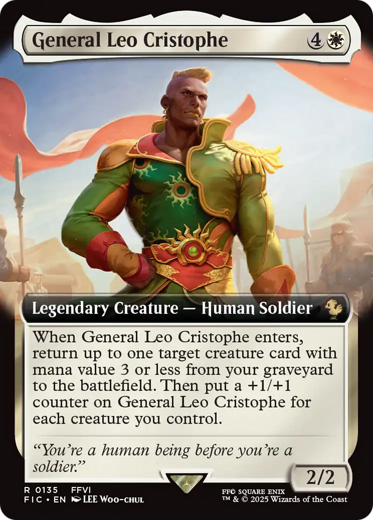 General Leo Cristophe (Extended Art) [FINAL FANTASY Commander] | Empire Gaming NC
