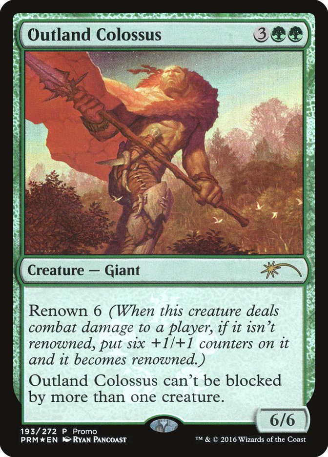 Outland Colossus [Resale Promos] | Empire Gaming NC