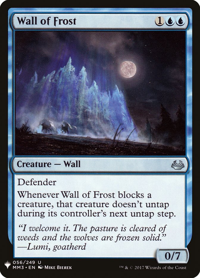 Wall of Frost [Mystery Booster] | Empire Gaming NC