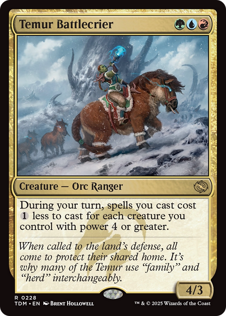 Temur Battlecrier [Tarkir: Dragonstorm] | Empire Gaming NC