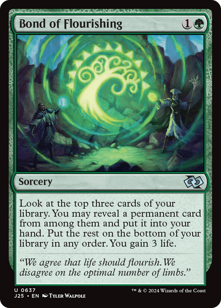 Bond of Flourishing [Foundations Jumpstart] | Empire Gaming NC