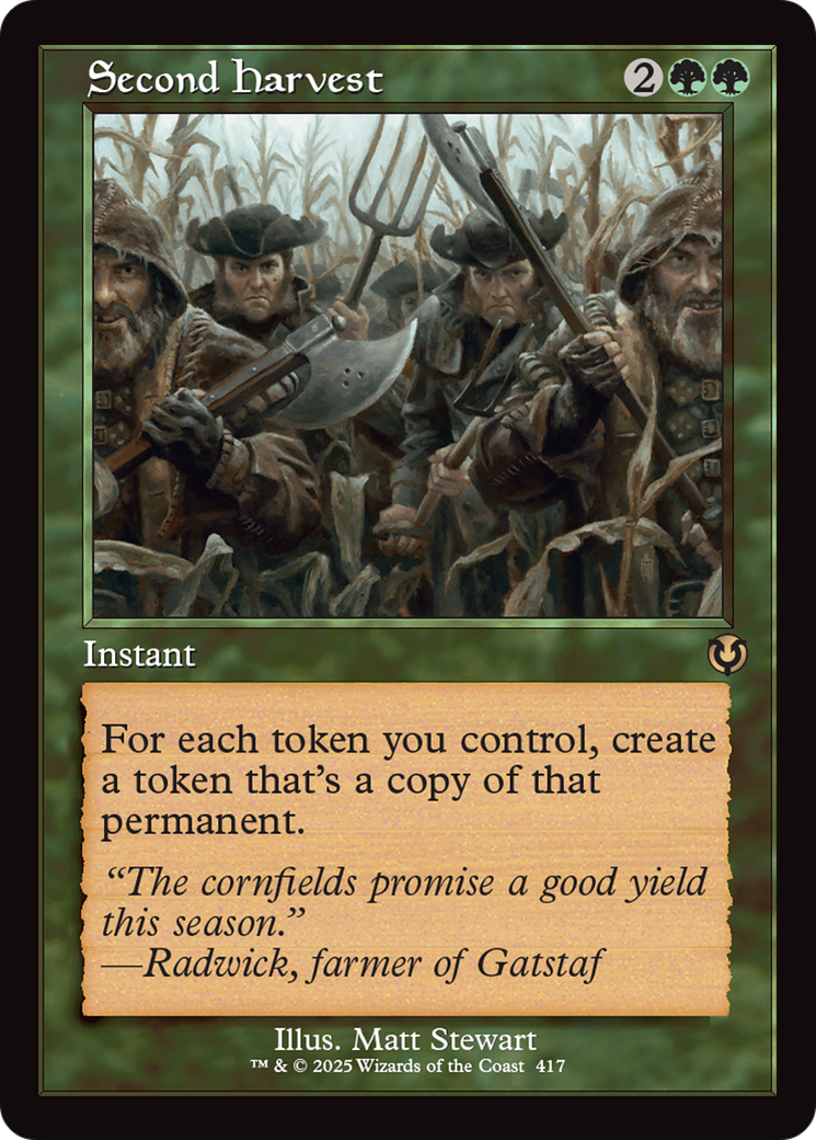 Second Harvest (Retro Frame) [Innistrad Remastered] | Empire Gaming NC