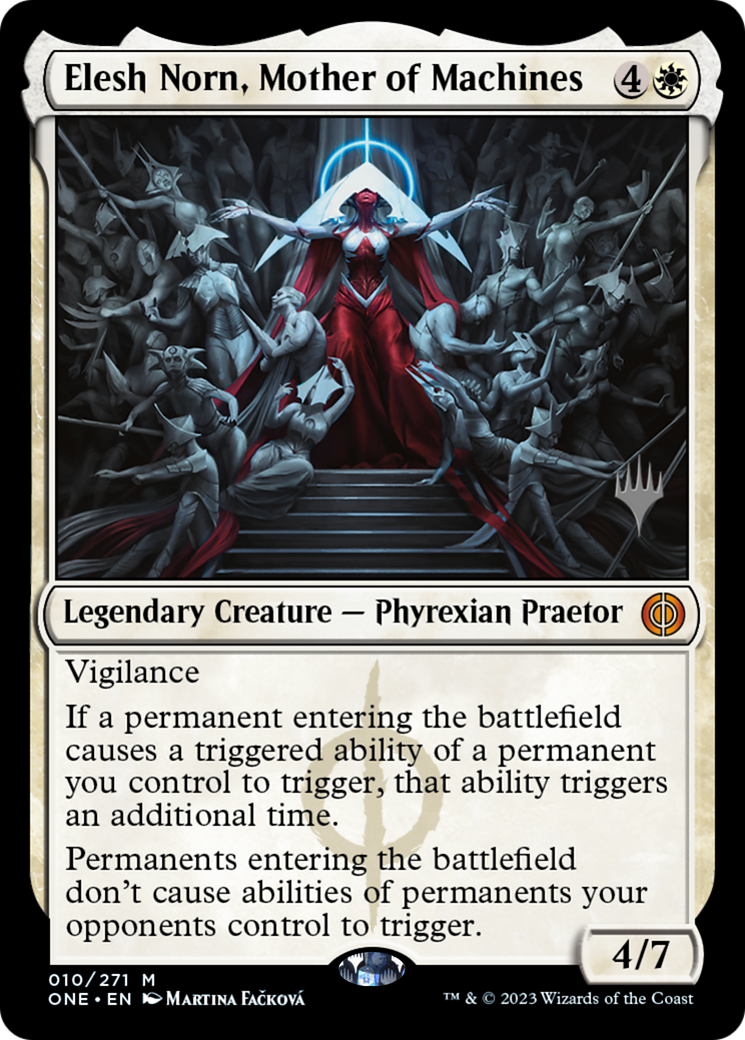 Elesh Norn, Mother of Machines (Promo Pack) [Phyrexia: All Will Be One Promos] | Empire Gaming NC