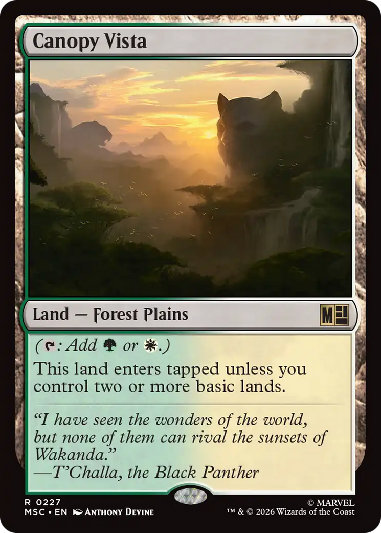 Canopy Vista [Marvel Super Heroes Commander] | Empire Gaming NC