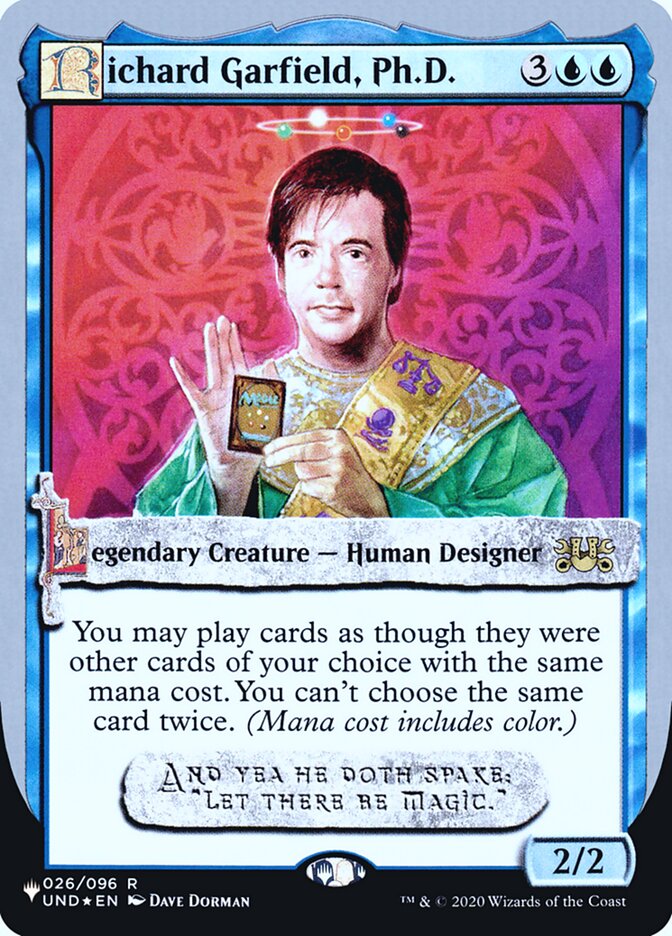 Richard Garfield, Ph.D. (Unfinity Foil Edition) [The List] | Empire Gaming NC