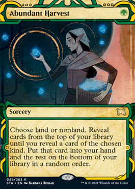 Abundant Harvest (Foil Etched) [Strixhaven: Mystical Archive] | Empire Gaming NC