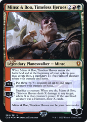 Minsc & Boo, Timeless Heroes (Promo Pack) [The Lost Caverns of Ixalan Promos] | Empire Gaming NC