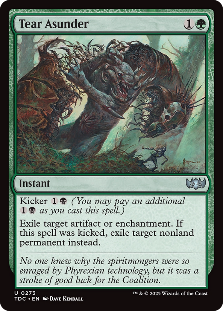 Tear Asunder [Tarkir: Dragonstorm Commander] | Empire Gaming NC