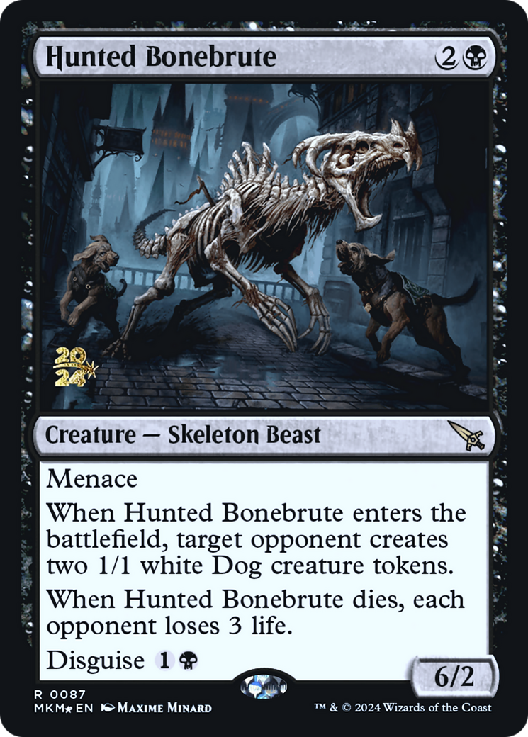 Hunted Bonebrute [Murders at Karlov Manor Prerelease Promos] | Empire Gaming NC