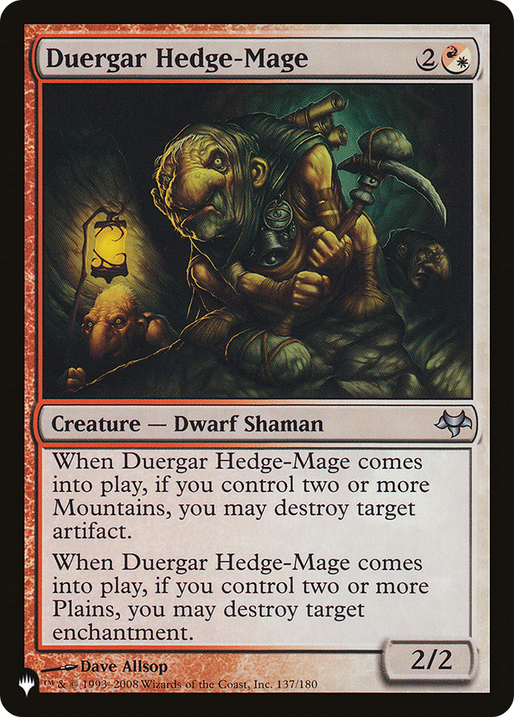 Duergar Hedge-Mage [The List] | Empire Gaming NC