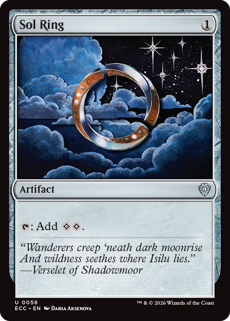 Sol Ring (0058) [Lorwyn Eclipsed Commander] | Empire Gaming NC