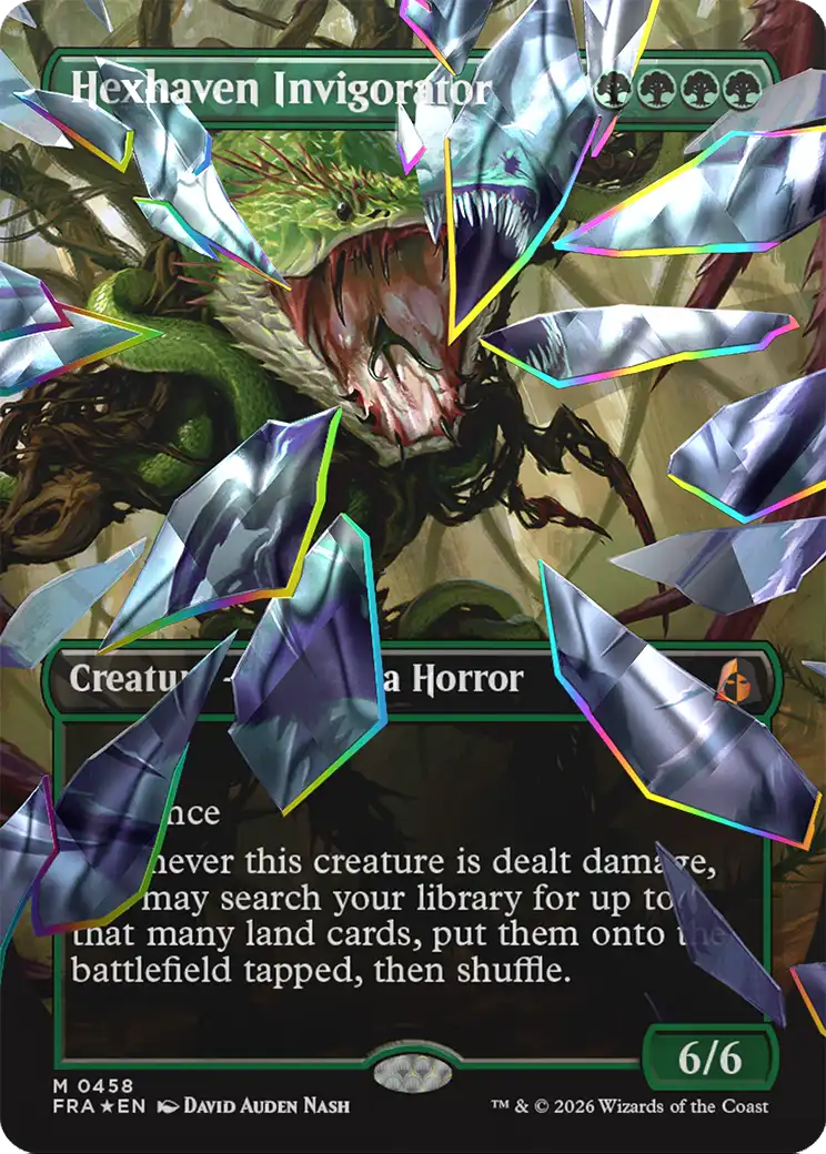Hexhaven Invigorator (Borderless) (Facet Foil) [Reality Fracture] | Empire Gaming NC