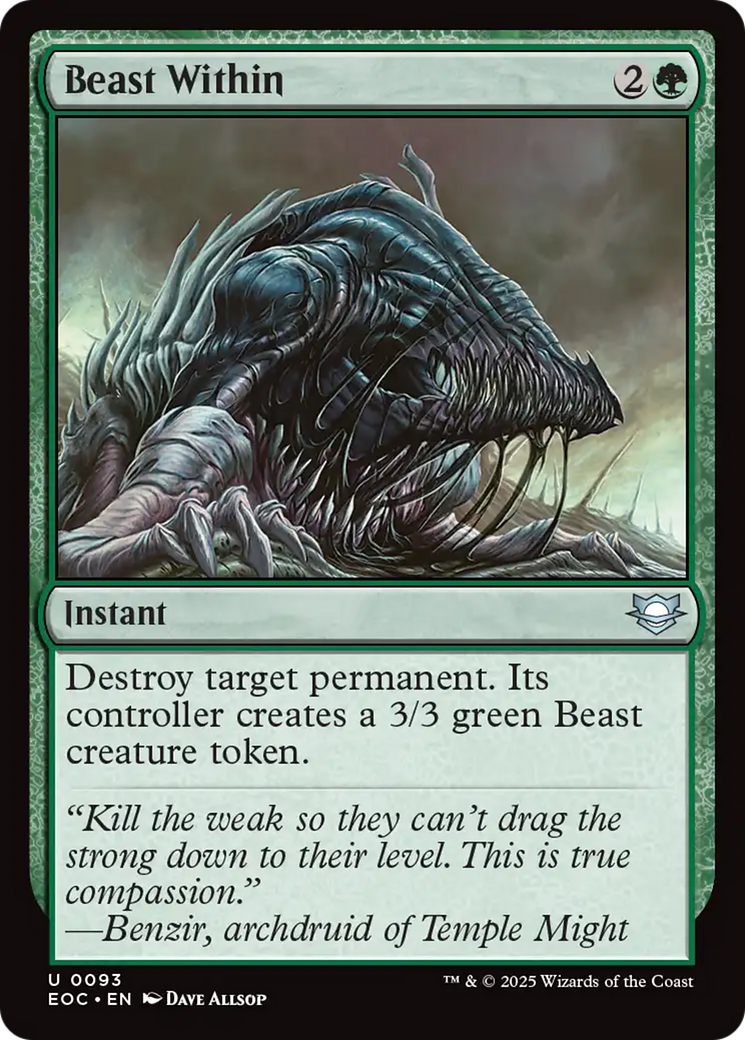 Beast Within [Edge of Eternities Commander] | Empire Gaming NC