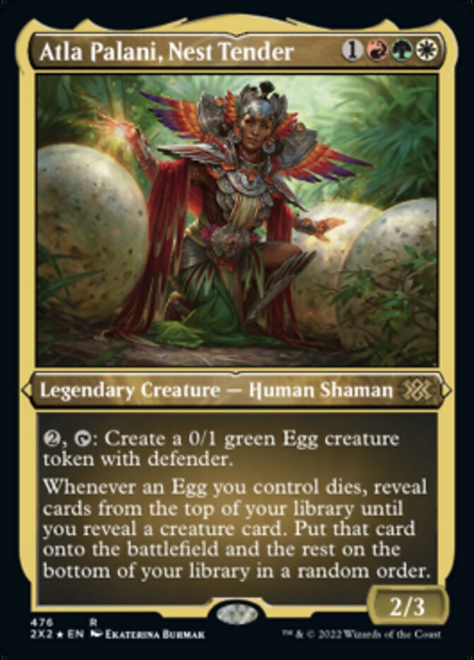 Atla Palani, Nest Tender (Foil Etched) [Double Masters 2022] | Empire Gaming NC