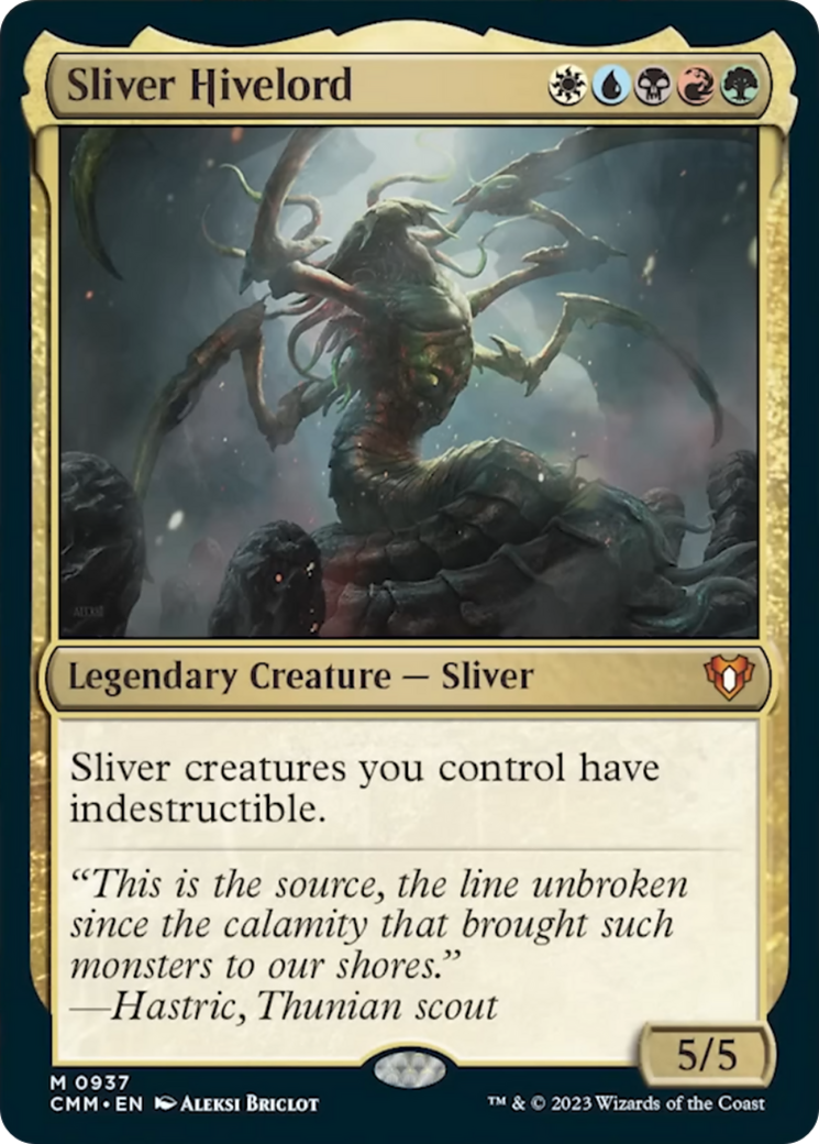 Sliver Hivelord [Commander Masters] | Empire Gaming NC