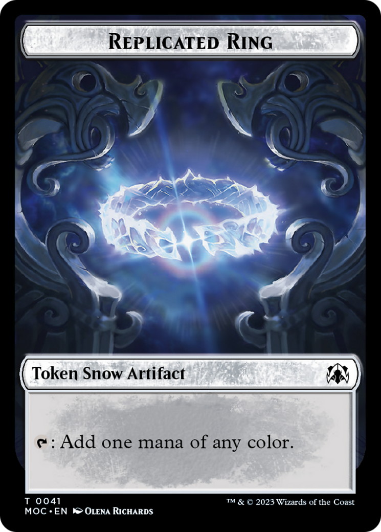 Food // Replicated Ring Double-Sided Token [March of the Machine Commander Tokens] | Empire Gaming NC