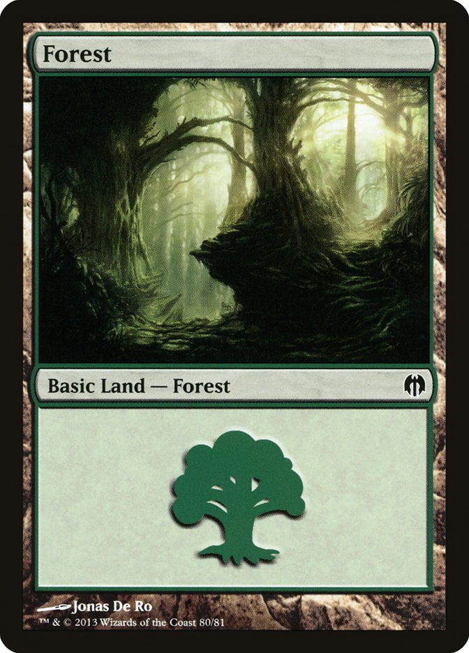 Forest (80) [Duel Decks: Heroes vs. Monsters] | Empire Gaming NC