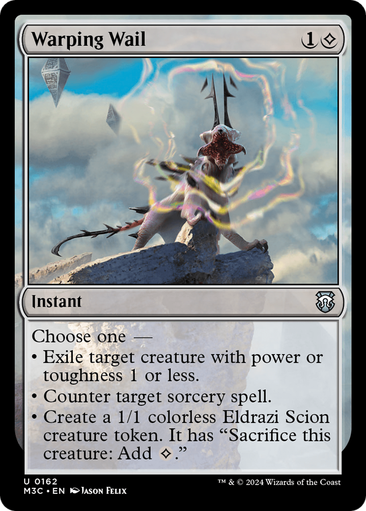 Warping Wail (Ripple Foil) [Modern Horizons 3 Commander] | Empire Gaming NC