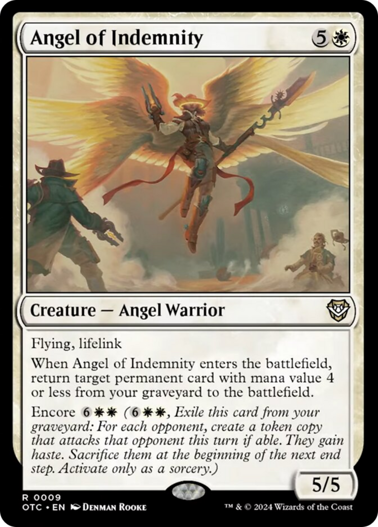 Angel of Indemnity [Outlaws of Thunder Junction Commander] | Empire Gaming NC