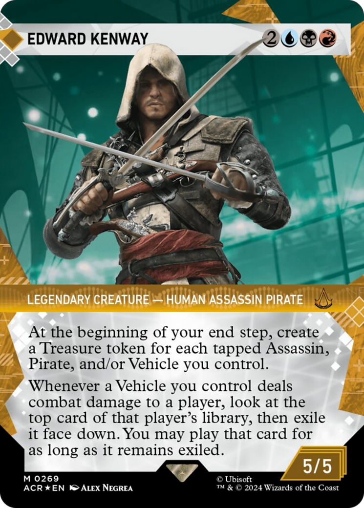 Edward Kenway (Showcase) (Textured Foil) [Assassin's Creed] | Empire Gaming NC