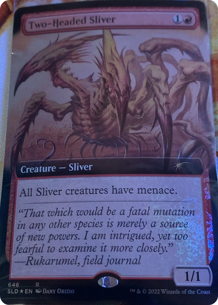 Two-Headed Sliver (Extended Art) [Secret Lair Drop Promos] | Empire Gaming NC