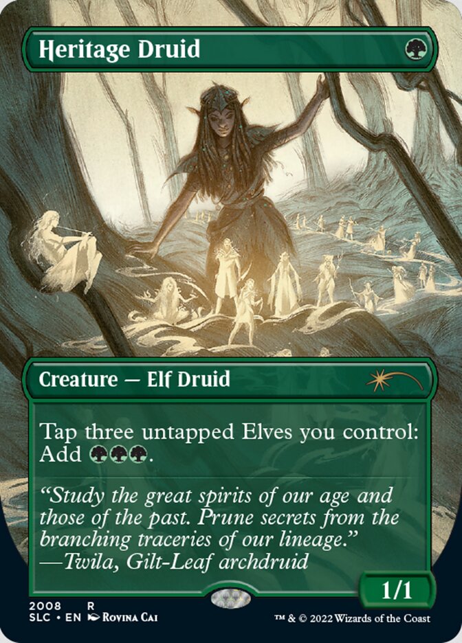 Heritage Druid (Borderless) [Secret Lair Countdown Kit] | Empire Gaming NC