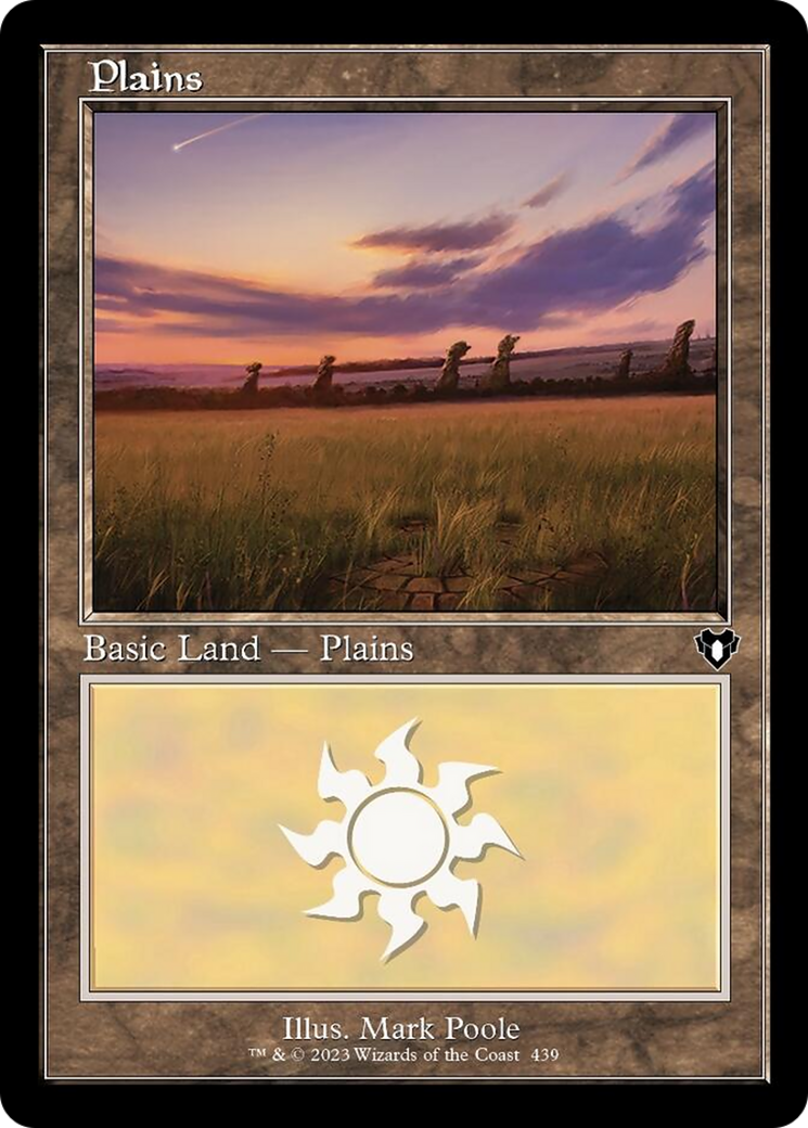 Plains (439) (Retro) [Commander Masters] | Empire Gaming NC