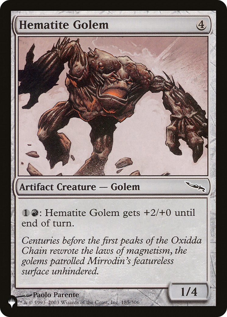 Hematite Golem [The List] | Empire Gaming NC