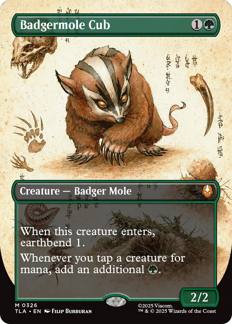 Badgermole Cub (Borderless) [Avatar: The Last Airbender] | Empire Gaming NC