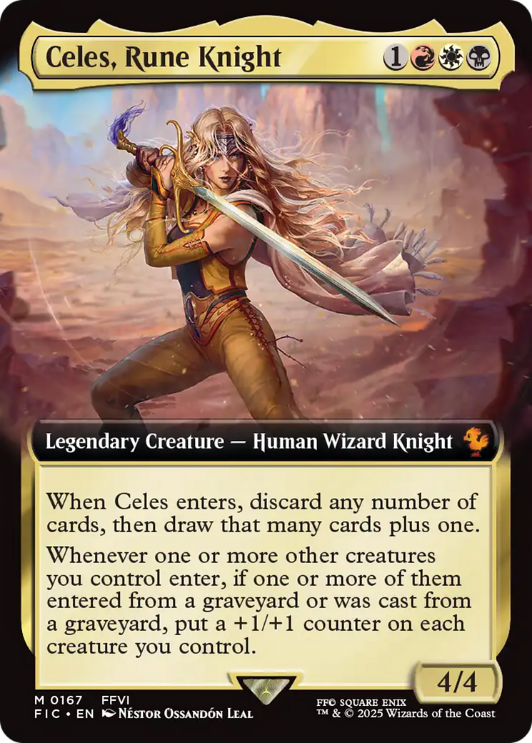 Celes, Rune Knight (Extended Art) [FINAL FANTASY Commander] | Empire Gaming NC