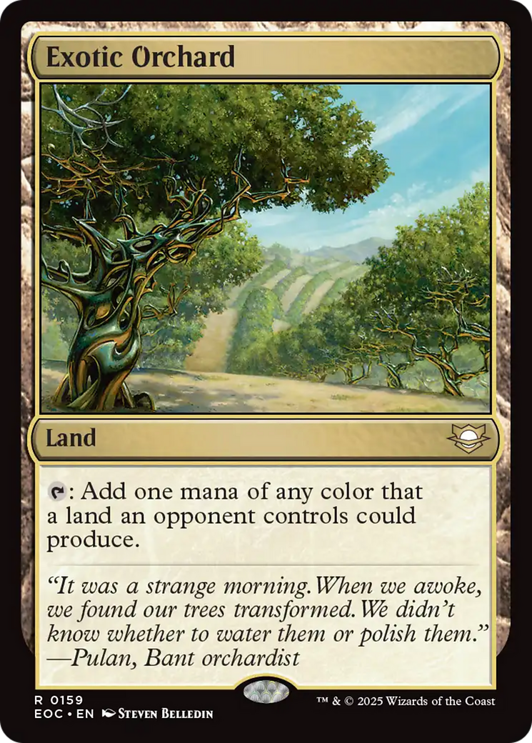 Exotic Orchard [Edge of Eternities Commander] | Empire Gaming NC