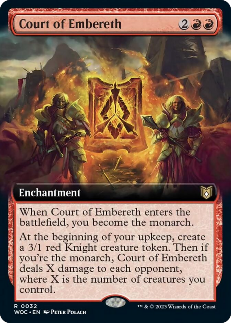 Court of Embereth (Extended Art) [Wilds of Eldraine Commander] | Empire Gaming NC