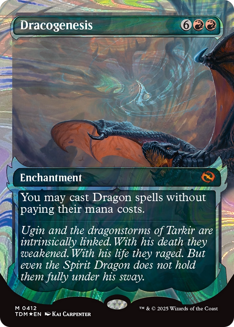 Dracogenesis (0412) (Showcase) (Halo Foil) [Tarkir: Dragonstorm] | Empire Gaming NC
