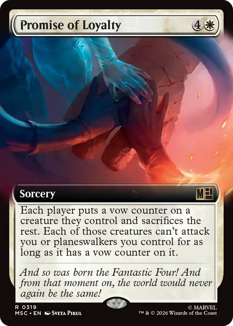 Promise of Loyalty (Extended Art) [Marvel Super Heroes Commander] | Empire Gaming NC