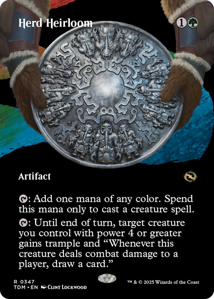 Herd Heirloom (Borderless) [Tarkir: Dragonstorm] | Empire Gaming NC