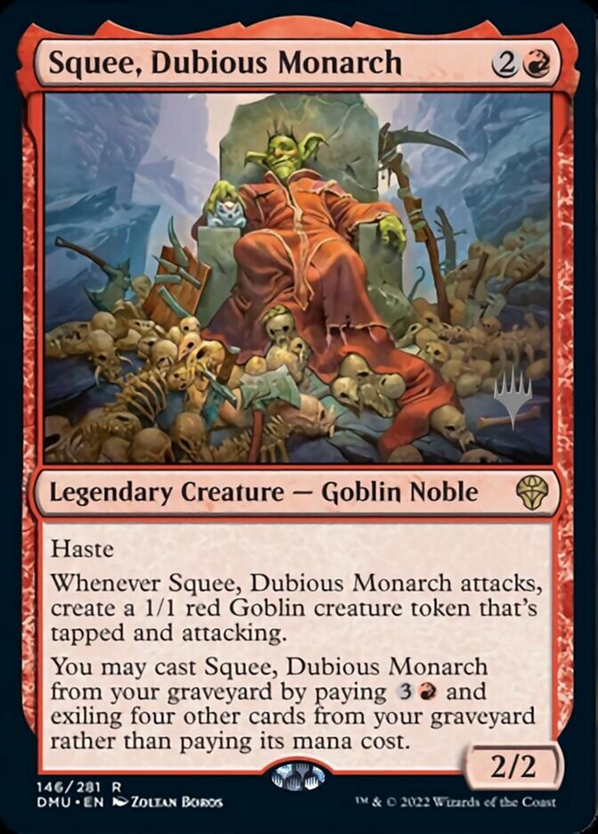 Squee, Dubious Monarch (Promo Pack) [Dominaria United Promos] | Empire Gaming NC