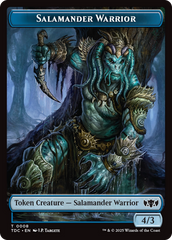 Salamander Warrior // Zombie Druid Double-Sided Token [Tarkir: Dragonstorm Commander Tokens] | Empire Gaming NC