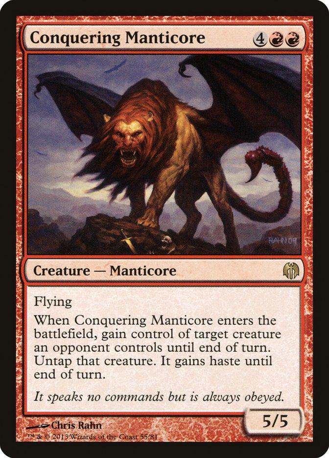 Conquering Manticore [Duel Decks: Heroes vs. Monsters] | Empire Gaming NC