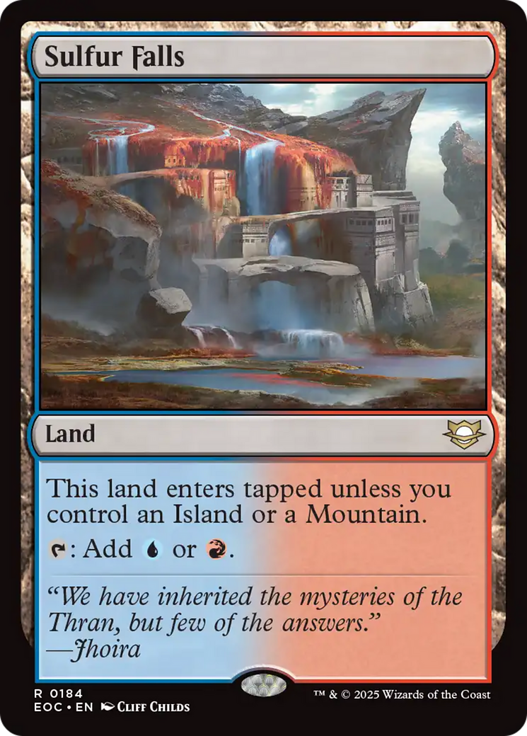 Sulfur Falls [Edge of Eternities Commander] | Empire Gaming NC
