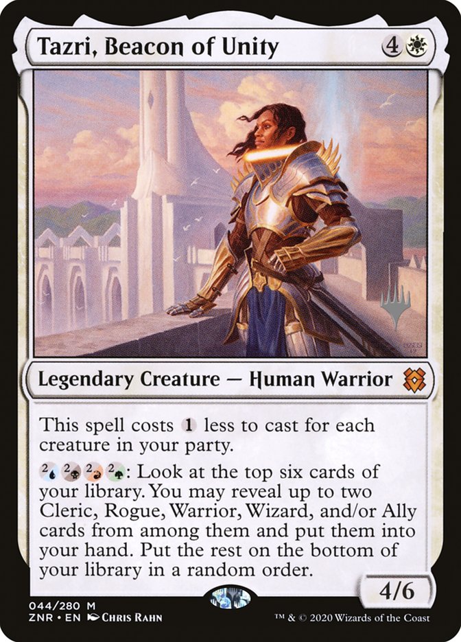 Tazri, Beacon of Unity (Promo Pack) [Zendikar Rising Promos] | Empire Gaming NC